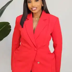 STRUCTURED BLAZER SHORT DRESS 929 - Image 2