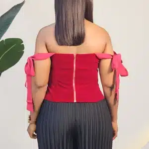 VELVET CORSET TOP 3523 - Image 8