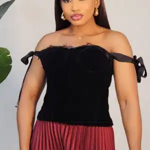 VELVET CORSET TOP 3523 - Image 3