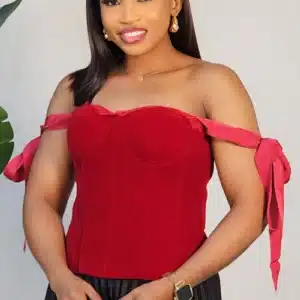 VELVET CORSET TOP 3523 - Image 2