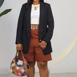 CHAIN WAIST BAND SHORT 5833 - Image 3