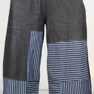 DENIM STRIPE HEM CULOTTES 80636 - Image 2