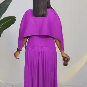 MIYAKI RINGE TOP & PLEAT SKIRT SET 0704A - Image 3