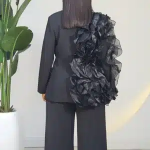 SIDE RUFFLE BLAZER 9493 - Image 4