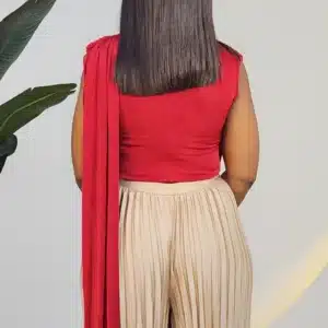 COWL FRONT BACK DRAPE TOP 2538 - Image 13