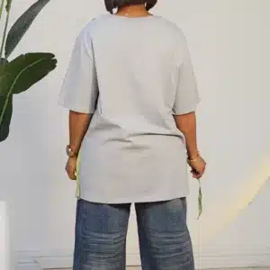 ILLUSION FRONT SPAG OVERSIZED TSHIRT W260171 - Image 5