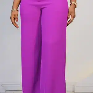 ONE BUTTON PALAZZO PANT 2811 - Image 9