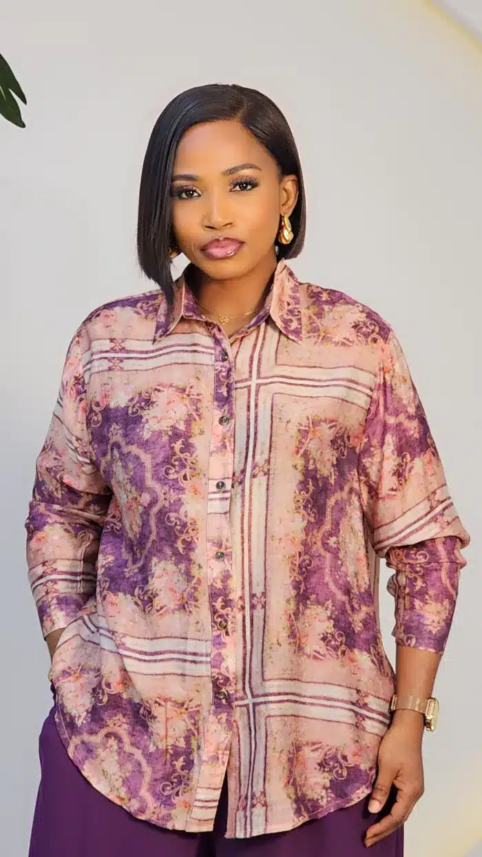 PATTERN FLORAL SHIRT 2205A
