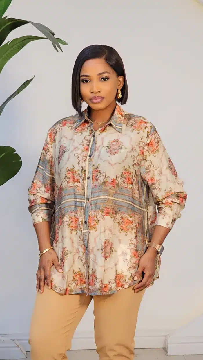 PATTERN FLORAL SHIRT 8901