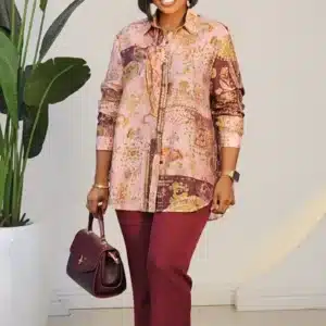 PATTERN FLORAL SHIRT 8901 - Image 2