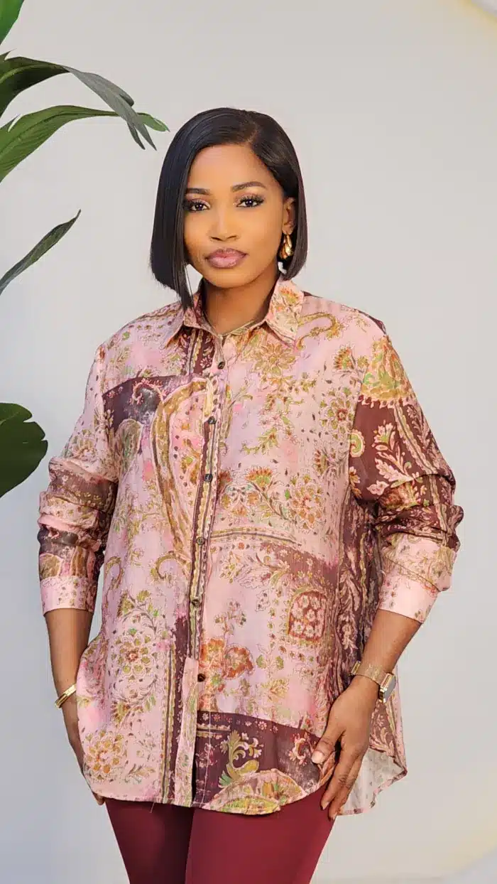 PATTERN FLORAL SHIRT 8901