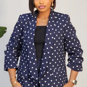 POLKA DOT BOYFRIEND BLAZERS 1505A