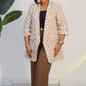 POLKA DOT BOYFRIEND BLAZERS 1505A - Image 8