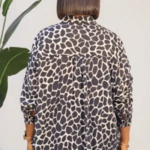PRINT STUD FRONT SHIRT 2205A - Image 6