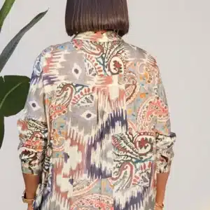 PRINT STUD FRONT SHIRT 8903 - Image 3