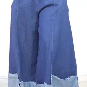 SHREDDED TURN UP CULOTTE JEANS 80582 - Image 4