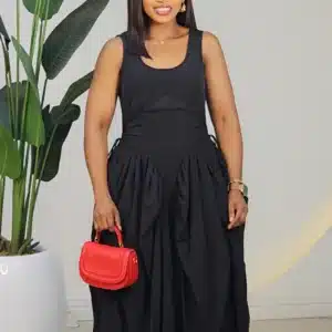 SLEEVELESS HEM MIDI DRESS 260 - Image 2