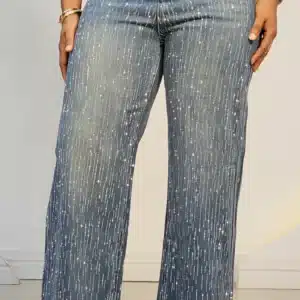 STUDDED MOM JEANS 9836 - Image 2