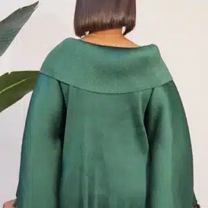 TASSOL DETAIL MIYAKI COWL PONCHO TOP 2792 - Image 12