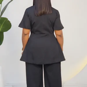 CASEMENT PEPLUM JACKET & PANT SET 1906 - Image 7