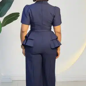 DOUBLE SIDE PEPLUM JUMPSUIT 0606 - Image 6