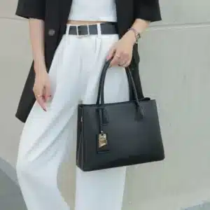 LEATHER HANDLE MEDIUM SIZE BAG 98538 - Image 3