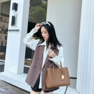 LEATHER HANDLE MEDIUM SIZE BAG 98538 - Image 7
