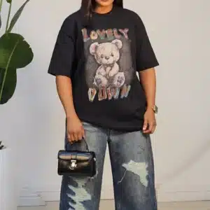LOVELY DAWN FRONT INSCRIBE TSHIRT 6007 - Image 4