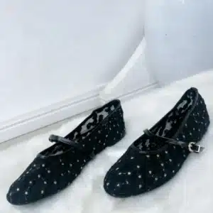 MESH FLAT GLITTER SHOE 33656-2