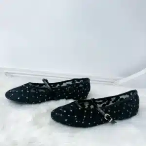 MESH FLAT GLITTER SHOE 33656-2 - Image 3