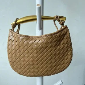 METAL HANDLE PLAITED BAG W-7592 - Image 3