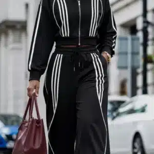 PANEL STRIPE JACKET & PANT TRACKSUIT 0306