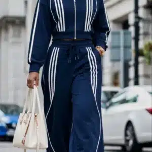 PANEL STRIPE JACKET & PANT TRACKSUIT 0306 - Image 2