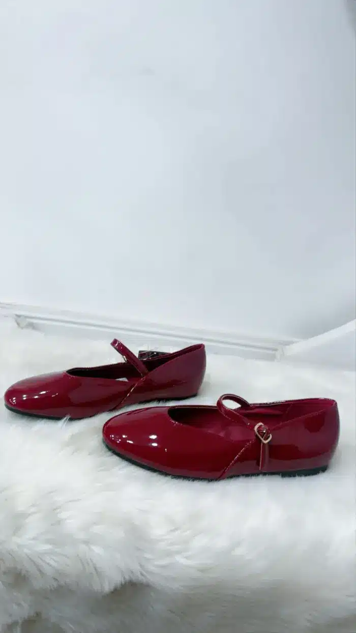 PATENT COVER FLAT SHOE A1688-1