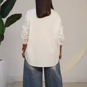 PLAIN OVERSIZED SHIRT LONG SLEEVE 2506 - Image 7