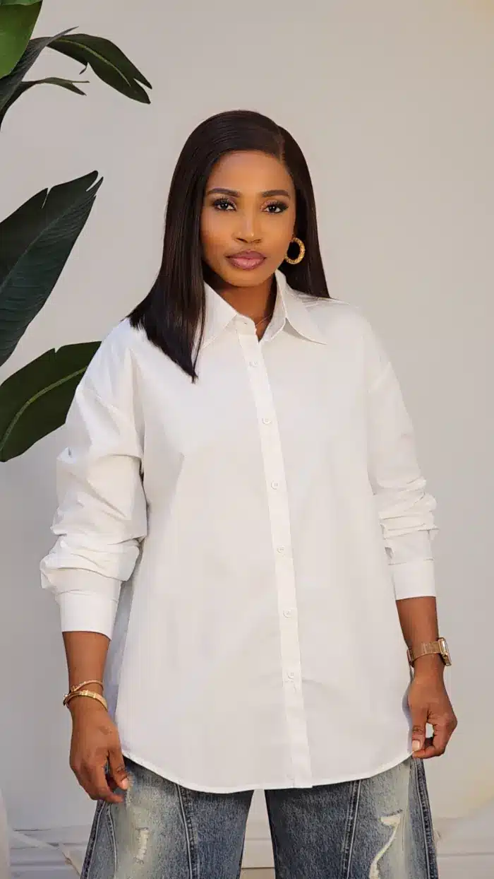 PLAIN OVERSIZED SHIRT LONG SLEEVE 2506