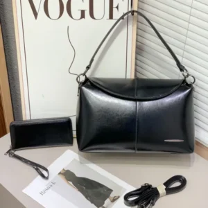 SHINNY LEATHER SHOULDER BAG TL703 - Image 5