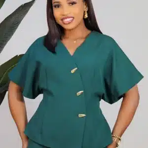 V-NECK KIMONO SLEEVE DRESS L906 - Image 3