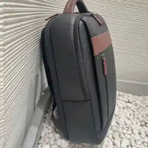 2-TONE FRONT ZIP LAPTOP BACKPACK 88955 - Image 2