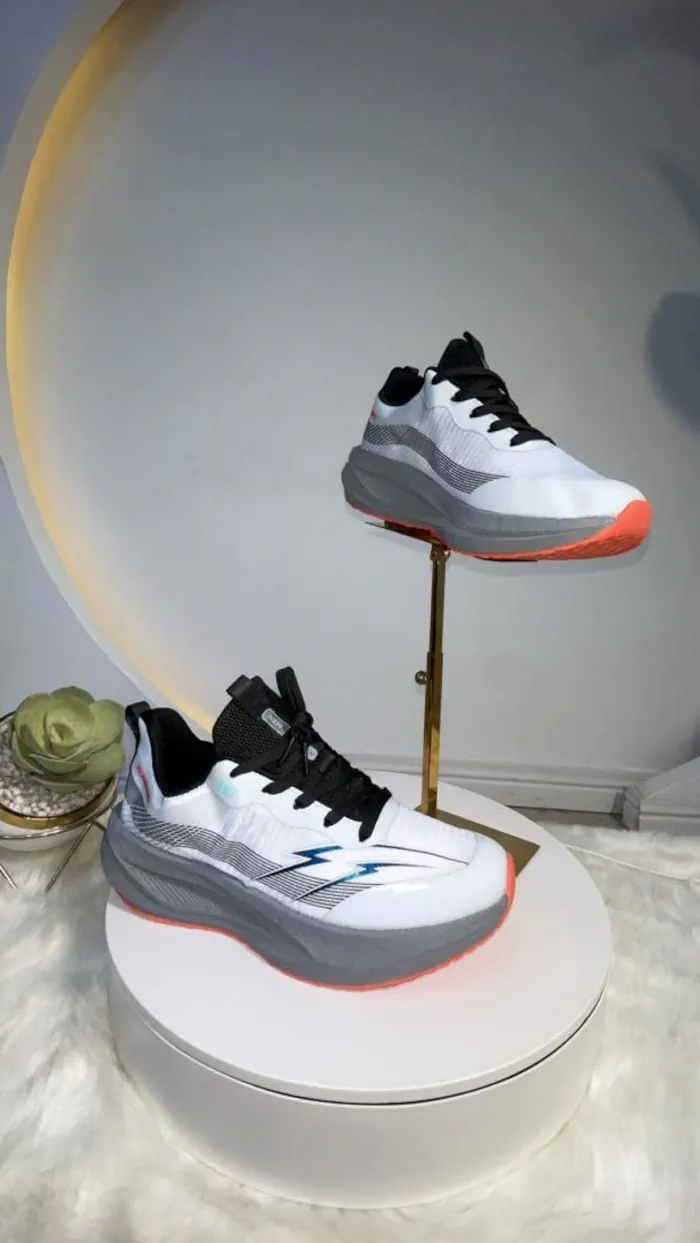 2-TONE RUNNING INSCRIBED LACE SNEAKERS 2506