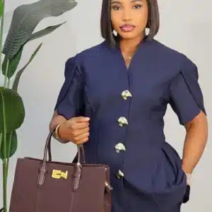 CASEMENT PEPLUM JACKET & PANT SET L932 - Image 6