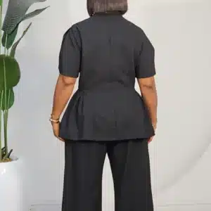 CASEMENT PEPLUM JACKET & PANT SET L932 - Image 7