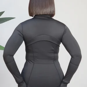 CORSET WAIST FRONT ZIP JACKET & LEGGINGS SET 1507 - Image 7