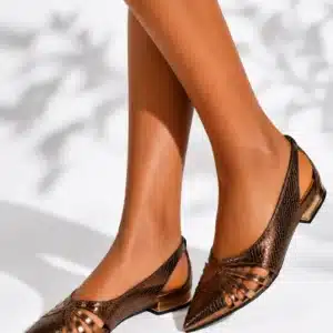CROC CUT OUT COVER TOP FLAT SHOE 8809-26
