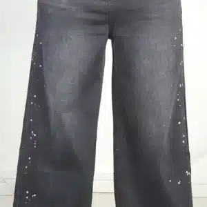 DOUBLE SIDE SPLASH PAINT MOM JEANS 8538 - Image 7