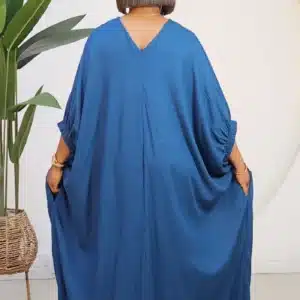 LINEN ABAYA DRESS 3026 - Image 8