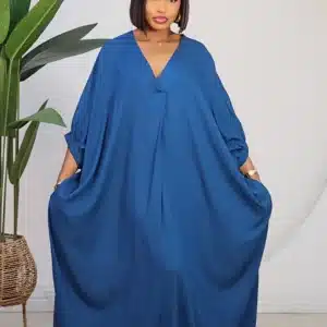 LINEN ABAYA DRESS 3026 - Image 5