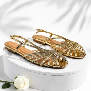 MULTI STRAP TOP FLAT SANDAL 8330-13 - Image 2