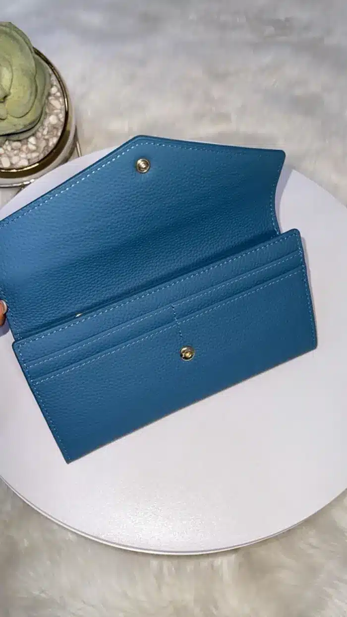 OVERLAP LEATHER WALLET 6927 - Image 9