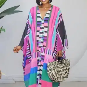 PATTERN KIMONO & SHORT SET 160